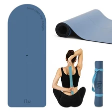 Arch-shaped Yoga Mat, Eco PU Rubber, Non-Slip Exercise Mat for Yoga, Pilates,...