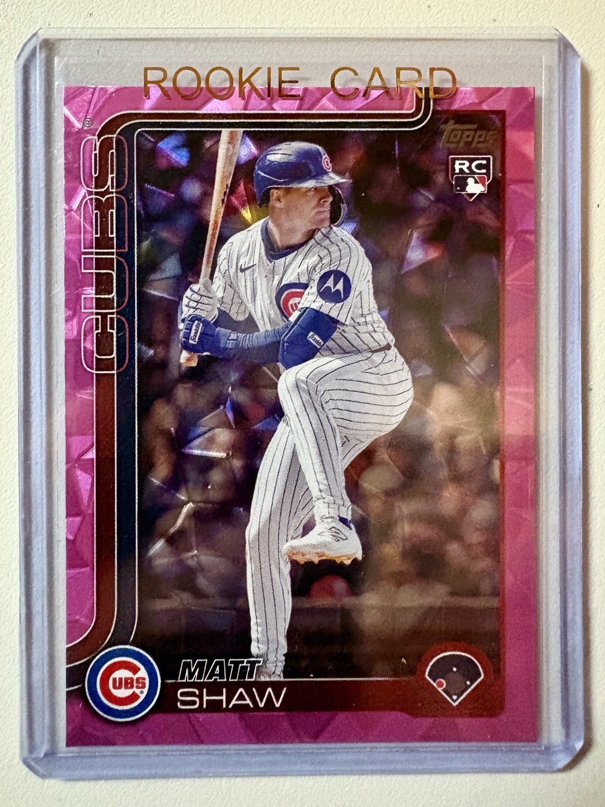2025 Topps Update Series - Matt Shaw #US200 Pink Diamante Foil (RC)