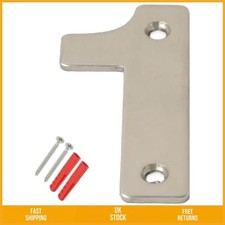 Image of Modern Brushed Stainless Steel Front House Door Number 1 With Screws 3 inch