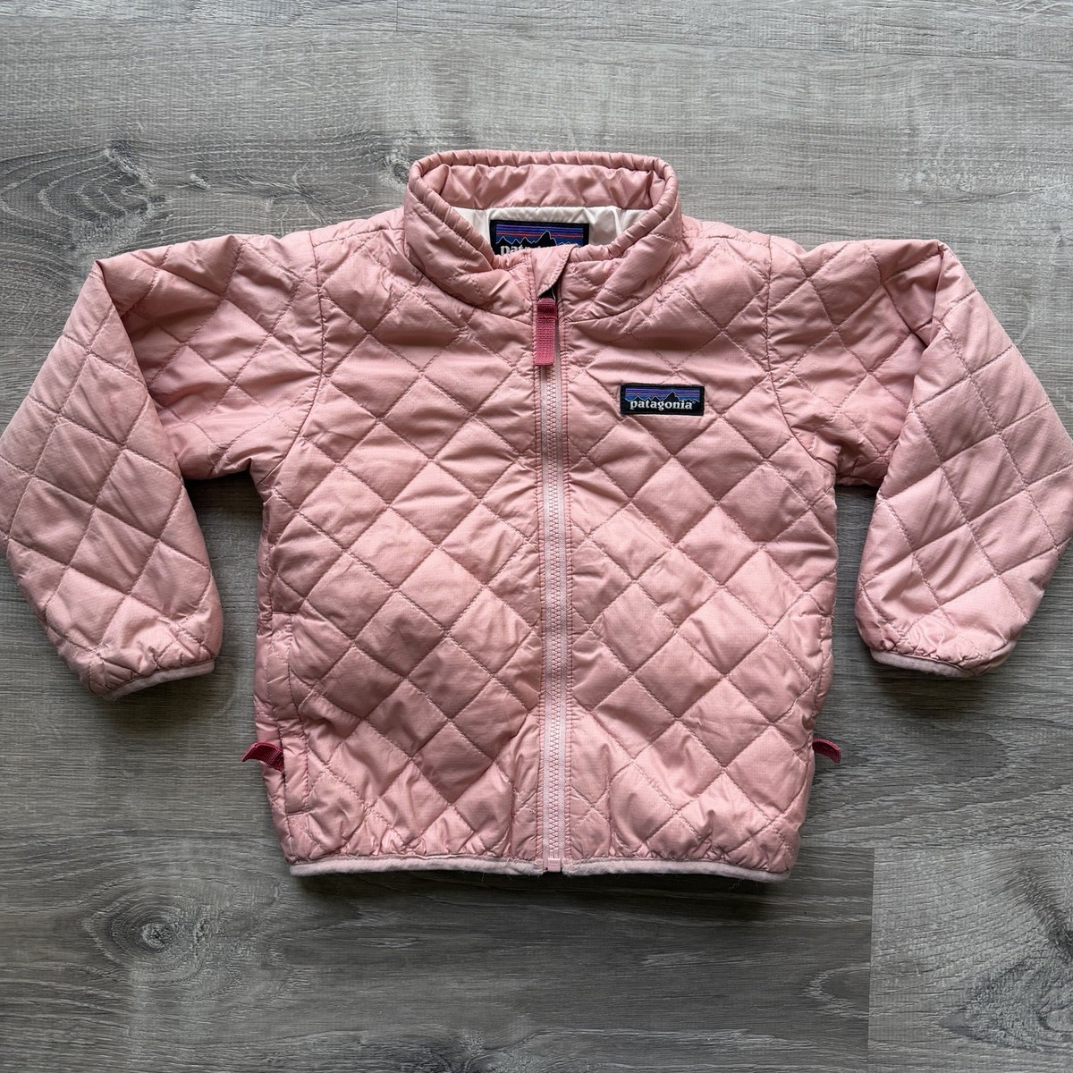 Patagonia Toddler Girls Pink Nano Puff lightweight Quilted Jacket