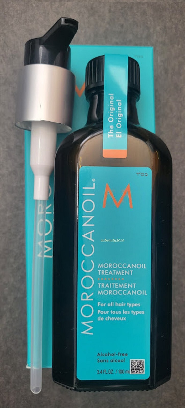 Moroccanoil TREATMENT Original with Pump 3.4oz / 100ml **NEW**AUTHENTIC