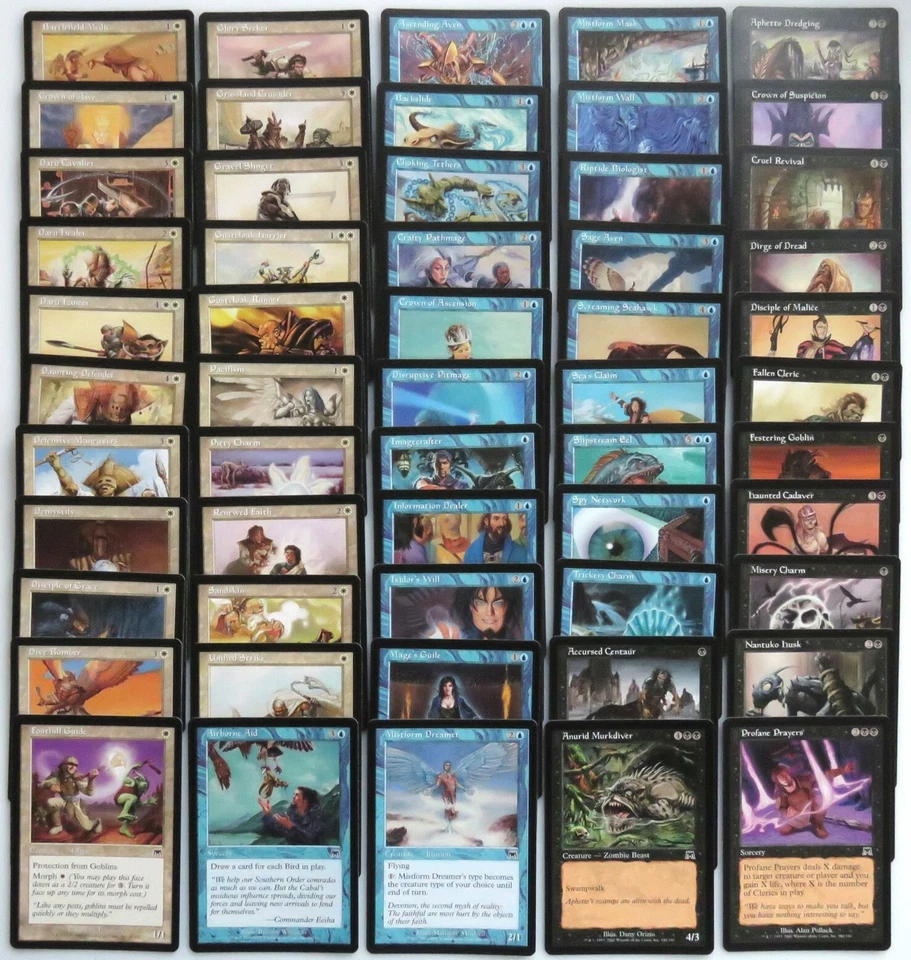 ONSLAUGHT ~ Complete 110 Card COMMON SET MtG syphon mind wellwisher blightstone - Image 2 of 4