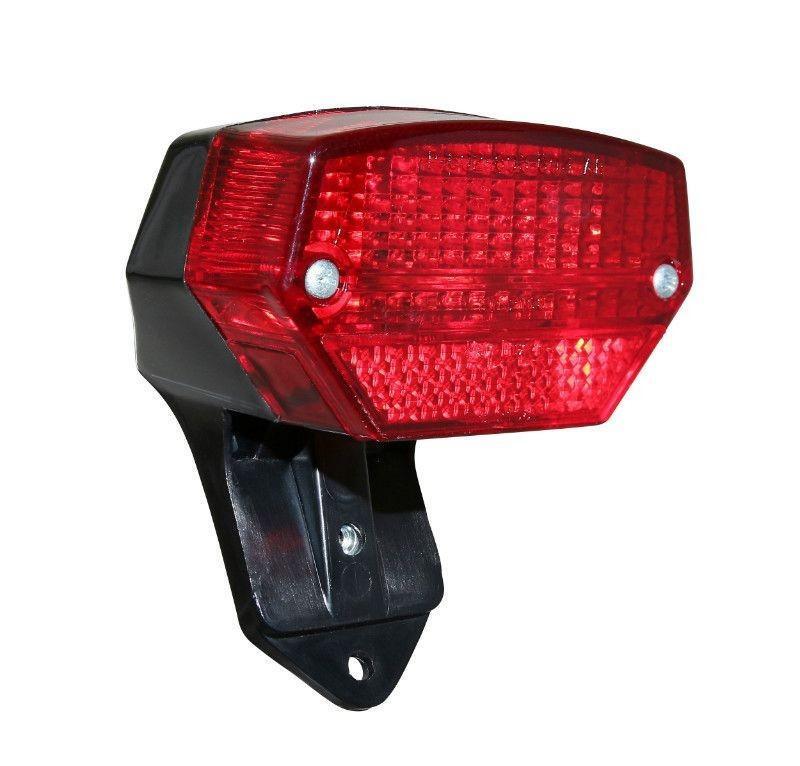 Feu arriere pour mob mbk 51 rouge complet éclairage signalisation moto