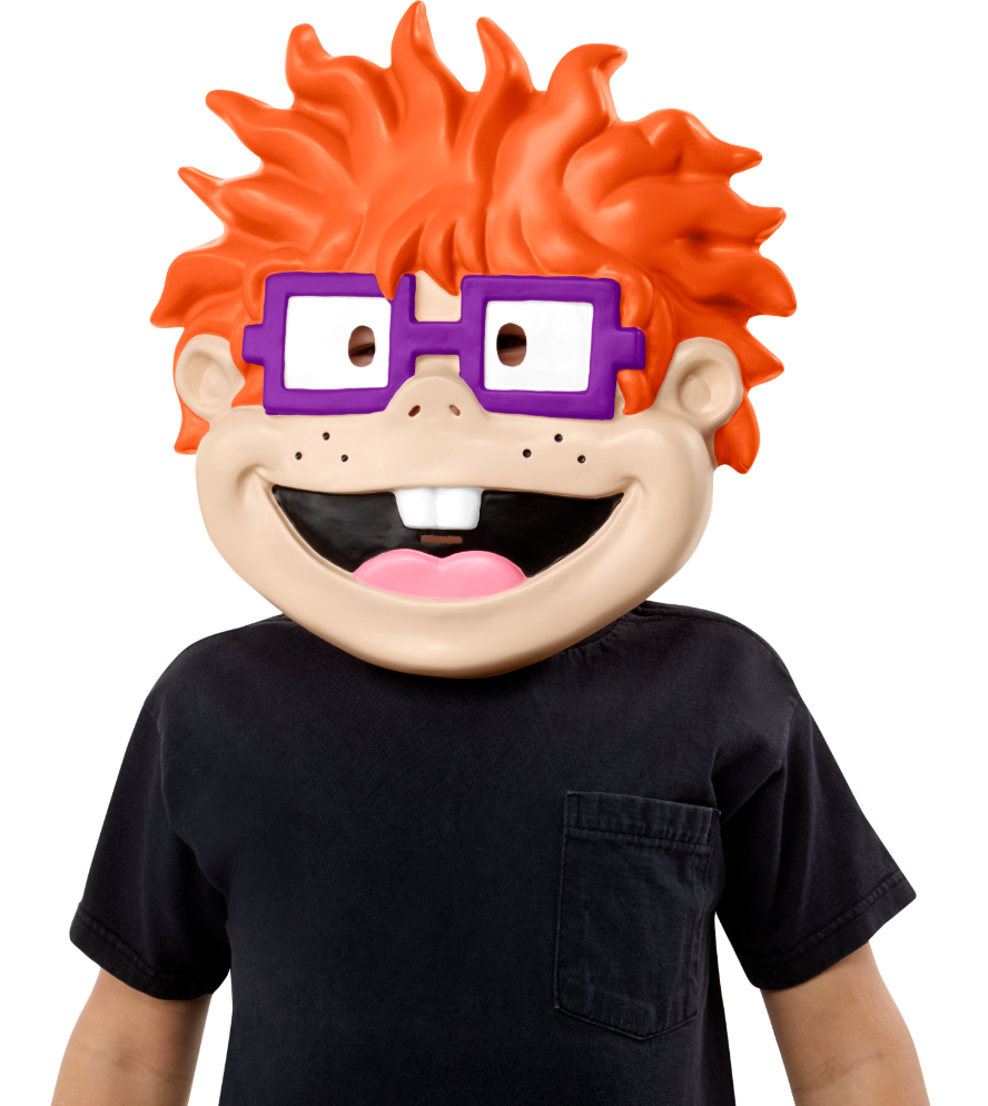 Deluxe RUGRATS CHUCKIE MASK Adult Kid Halloween Costume Funny 