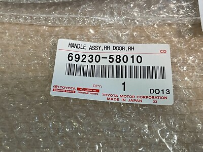 Toyota Genuine Alphard Noah Voxy Chrome Outer Door Handle Pair