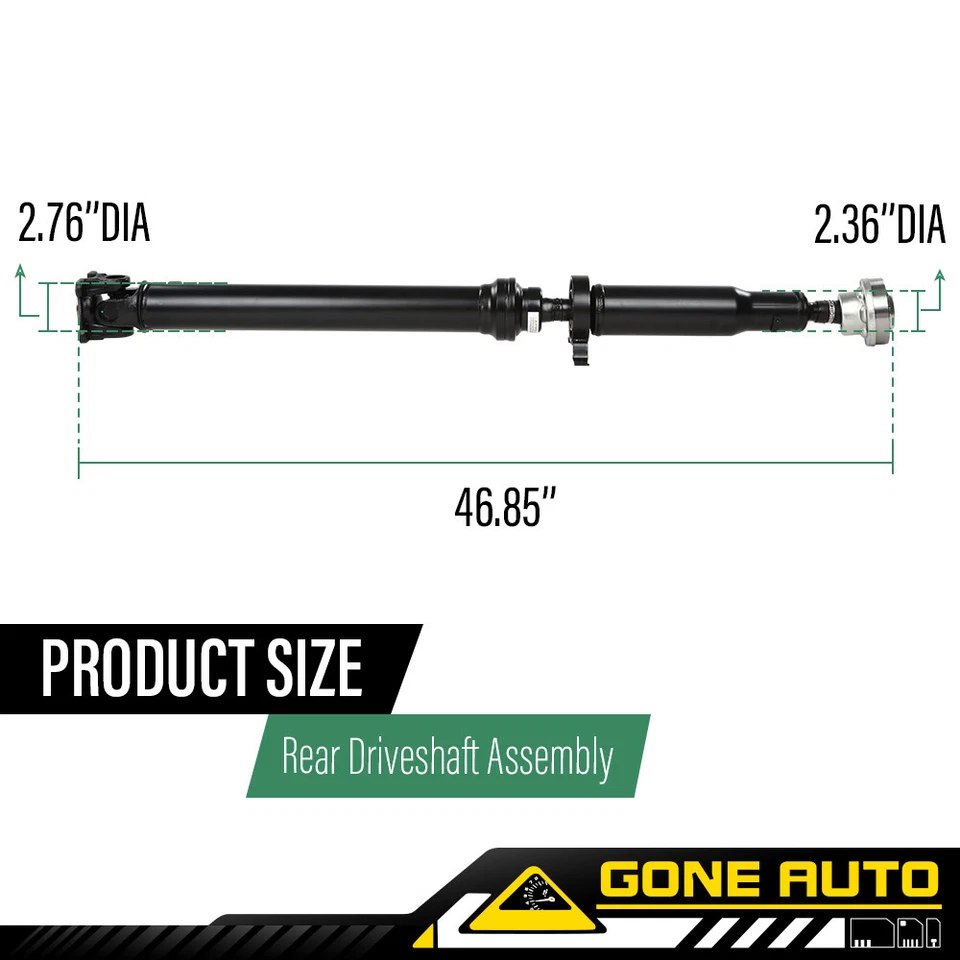 Fit For 2006-2013 Land Rover Range Rover Sport Rear Driveshaft  Foto 3 de 4