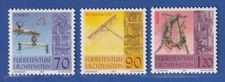 LIECHTENSTEIN - 2001 Traditional Crafts #1215-1217 - VF MNH