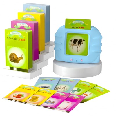 Spanish & English Talking Flash Cards for Kids - Bilingual Spanish FlashCards...