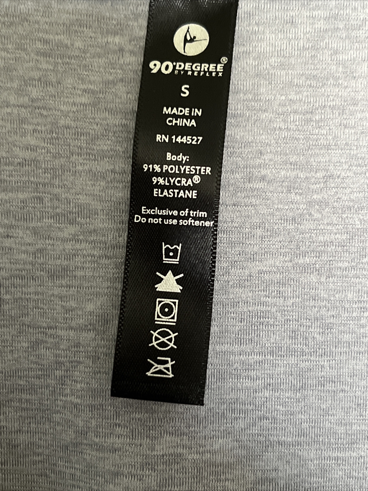 90 Degrees by Reflex Shirt "Prove Them Wrong" Sugar Plum MSRP $48.00 NWT Small