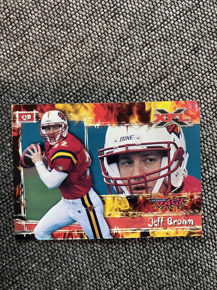 2001 Topps XFL NFL NCAA Jeff Brohm PROMO Card RARE P4 Orlando Rage