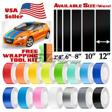 Gloss Color Racing Stripes Vinyl Wrap For Honda CR-Z CRX Sticker 25FT / 50FT