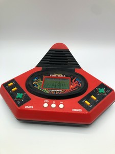 football handheld game 80's