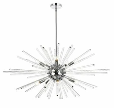 Modern Chrome Sputnik Dining Room Foyer Ceiling Chandelier Light Fixture 42"