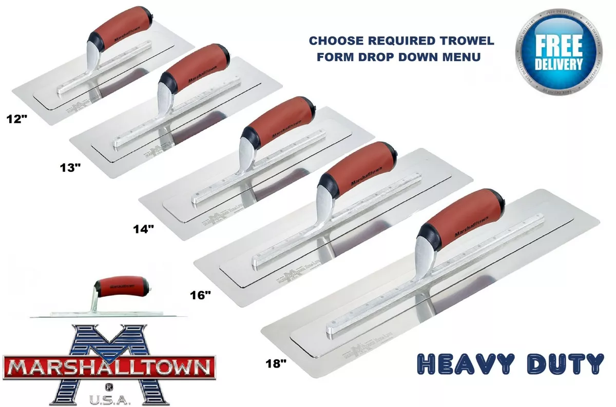 MARSHALLTOWN Plastering Permaflex Stainless Steel Finishing Trowel 12