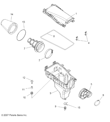 Quadboss Water Pump Rebuild Kit #821808 Polaris
