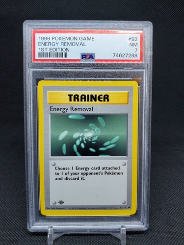 Energy Removal (1st Edition) graded PSA 7 for sale on eBay