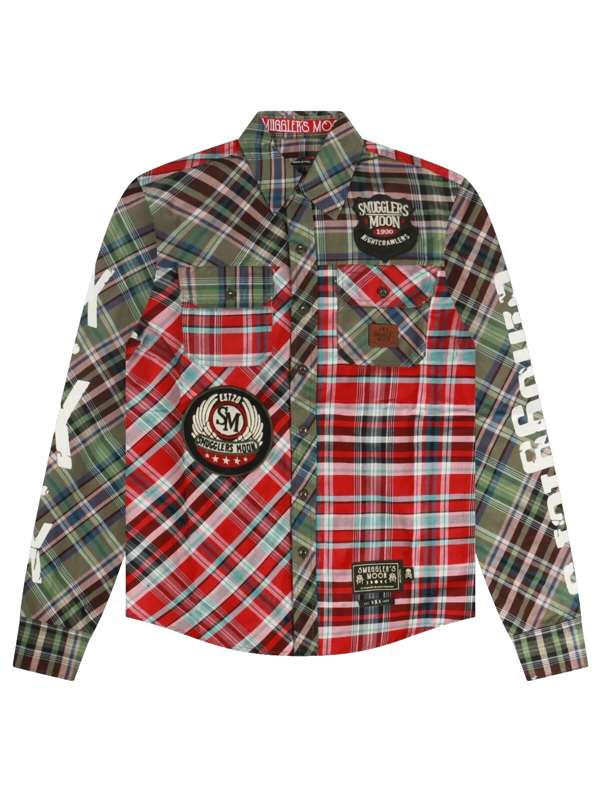 Camisas Moon Informal Con Botones para hombres