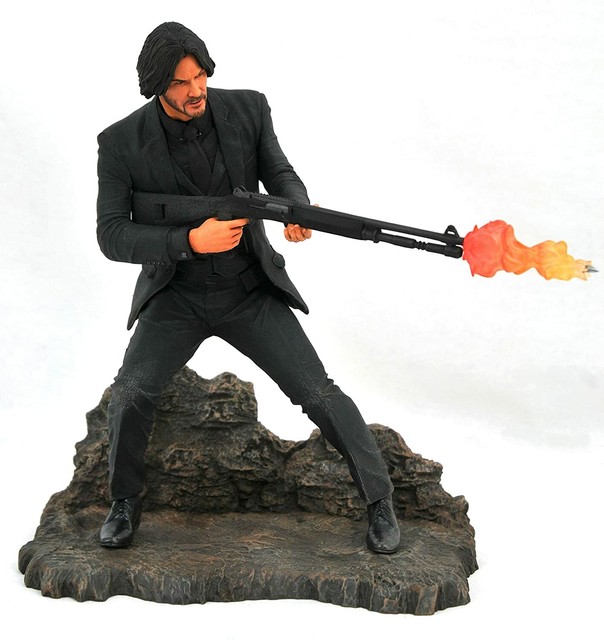 john wick pvc statue