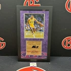 Magic Johnson Signed Framed Floor Board  LA Lakers Autograph Beckett BAS COA