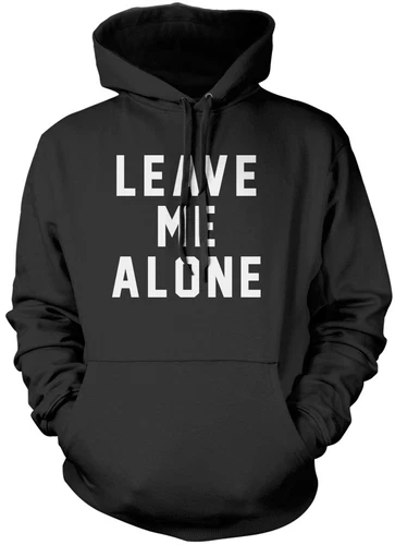 Leave Me Alone - Funny Slogan Unisex Hoodie - product listing photo