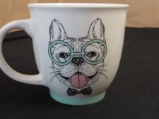 French Bulldog Mug - Boy Frenchie Wearing Glasses & Bowtie Sheffield Home 12 oz