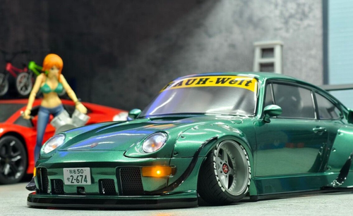 1/10 Porsche RWB Drift & On-Road RC Car Body Shell – Fully Painted