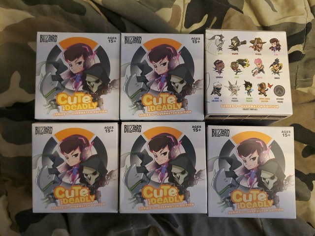 Blizzard Blind Box Cute But Deadly Series 3 Overwatch Edition~Unopened Lot of 6~ for sale online