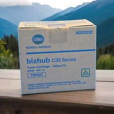 Konica Minolta Bizhub A0X5232 TNP22Y Genuine Yellow Toner Cartridge C35  C35P