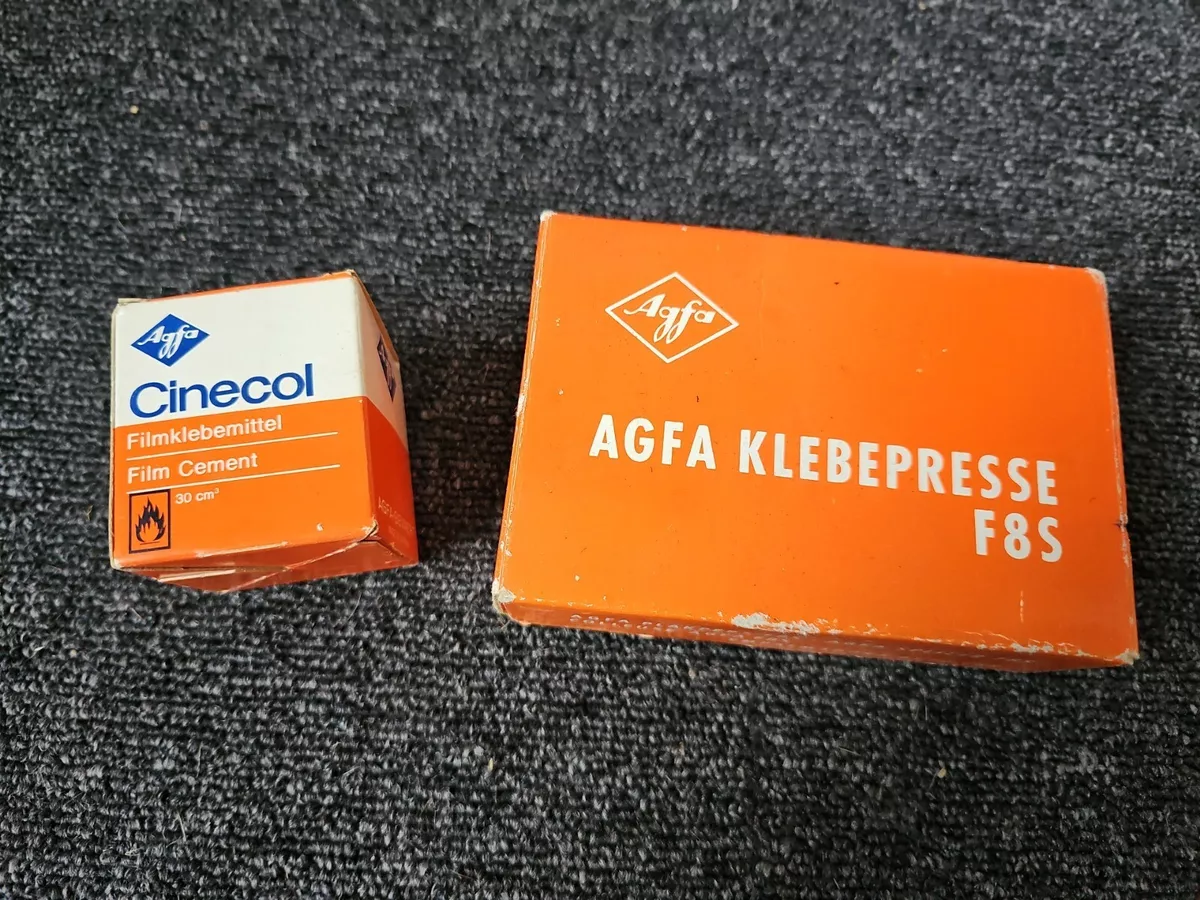 Agfa Klebepresse F 8S Agfa Cinecol Film Cement