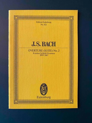 Bach: Overture (suite) no. 2 B minor BWV 1067 (pocket score)