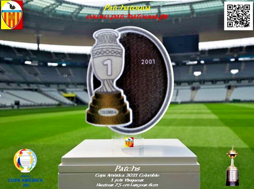 Patch Copa América 2021 Vainqueur - 1 Fois - Colombie - Thermocollant