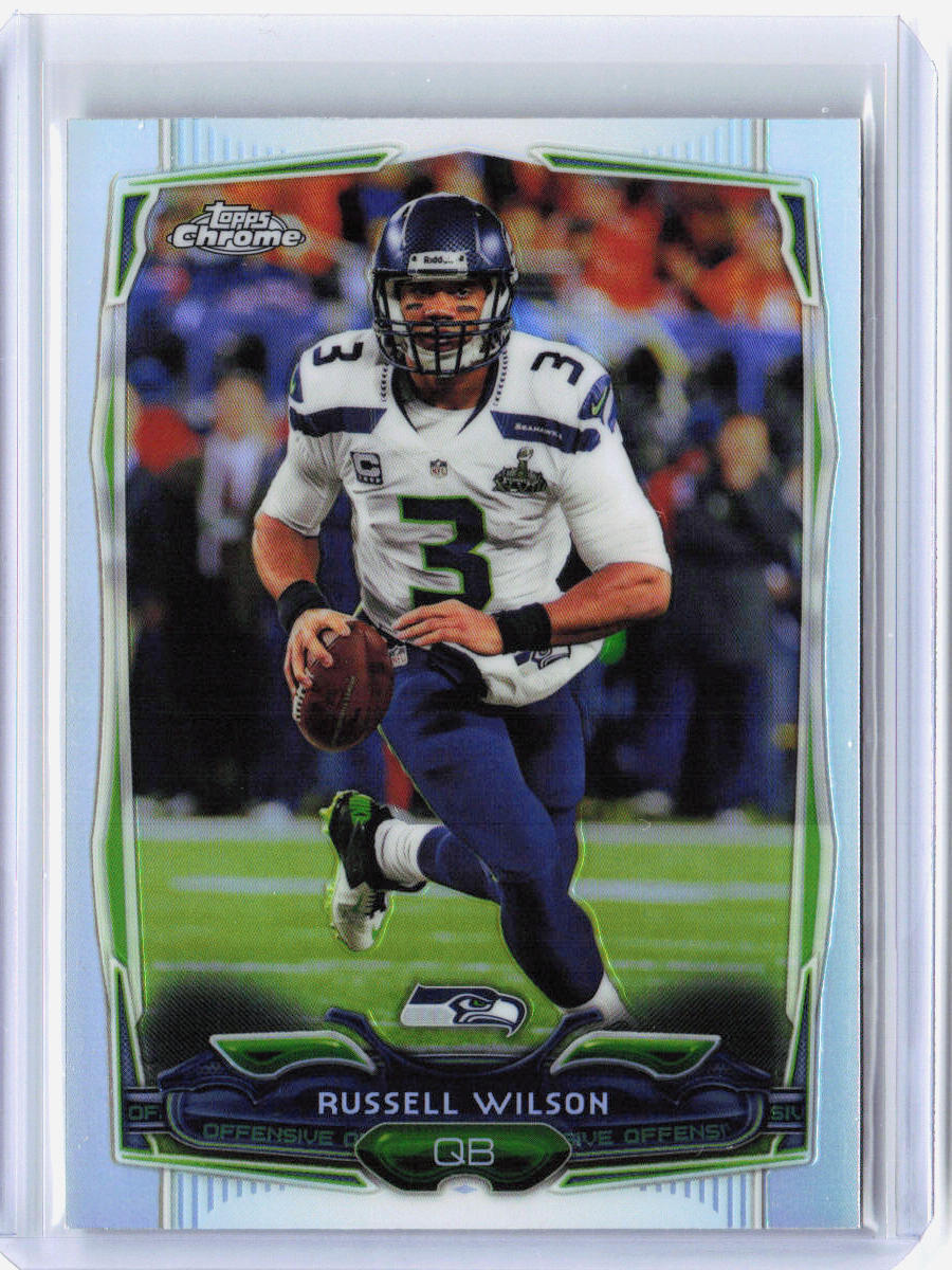 2014 Topps Chrome #102 Russell Wilson Refractor