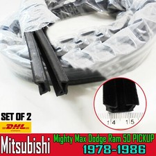 For Plymouth Arrow Pickup D50 Truck 1979-1982 Door Glass Channel Felt Run Seal
