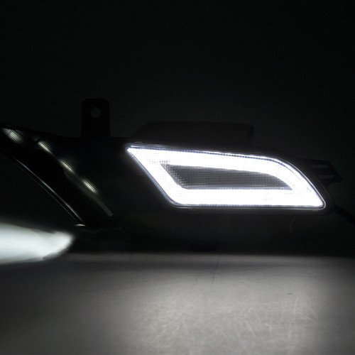 Luces de señalización de giro con marcador lateral LED ámbar blanco para Porsche Cayenne 957 2007-2010 - Imagen 7 de 13