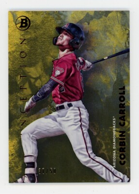 Corbin Carroll 2021 Bowman Inception Gold 37/50 #73 | eBay