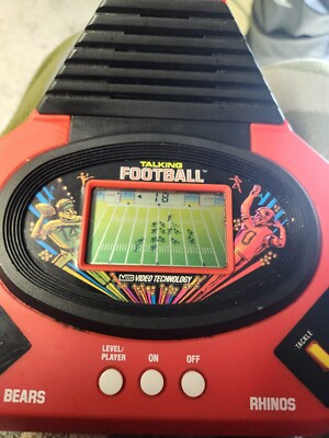 VTECH Football Game Vintage Talking Play by Play Vtg 1986 Video