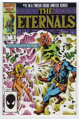 1986 MARVEL THE ETERNALS #9 FOR THE PRICE OF A THRONE IKARIS VS THENA KEY RARE
