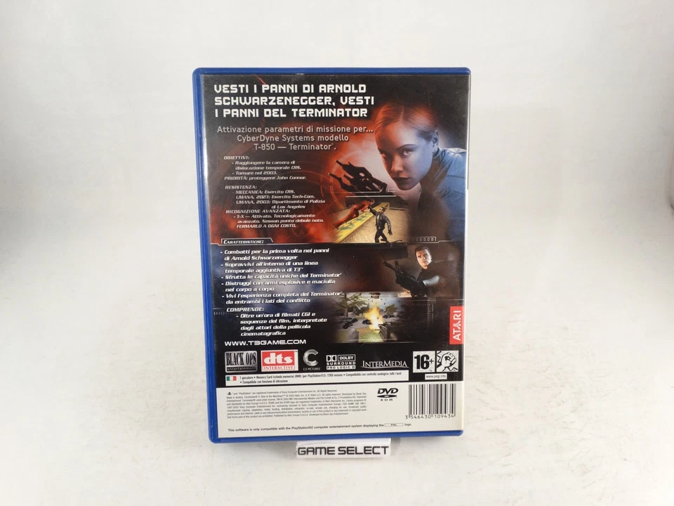Terminator 3: Le Macchine Ribelli Gioco per PlayStation 2 PS2 Pal ita Completo, foto 2 di 5