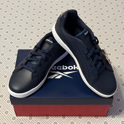 Reebok Jungen Royal Complete Clean 2 Tennis Schnürschuhe Sneaker Turnschuhe UK 5,5 Navy
