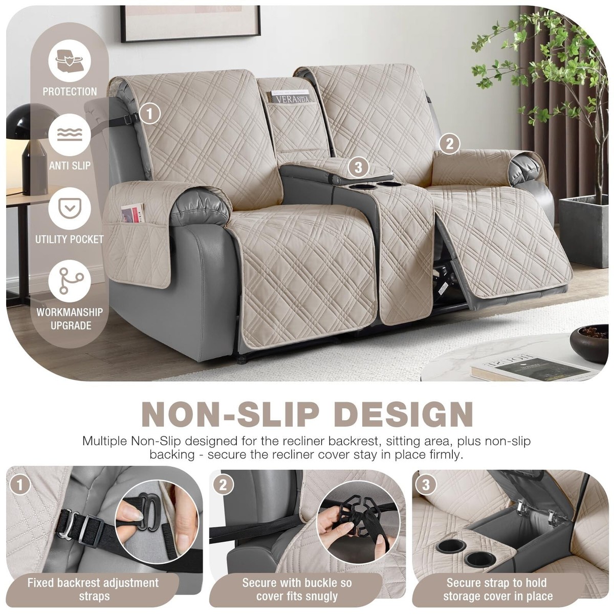 Couch Pet Recliner Covers That Stay In Place Recliner Furniture