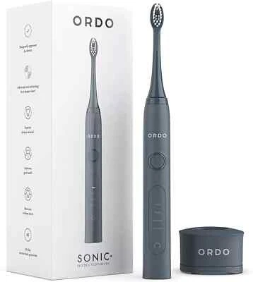 Ordo Sonic Electric Toothbrush Advanced Smart Tech Charcoal Grey USB Battery 1