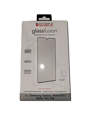 Zagg Invisible GlassFusion Screen Protector for Samsung Galaxy Note 10+ Plus 5G 