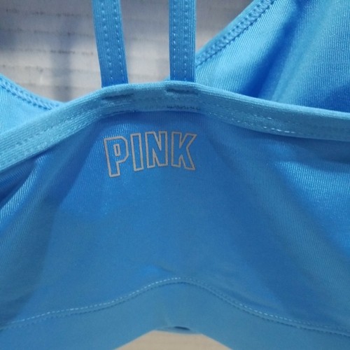 Sujetador deportivo Victoria's Secret rosa azul activo ultimate ligeramente forrado XL - Imagen 3 de 6