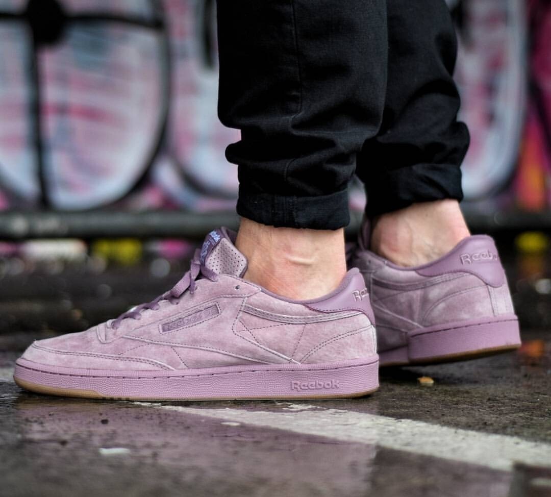 reebok purple trainers