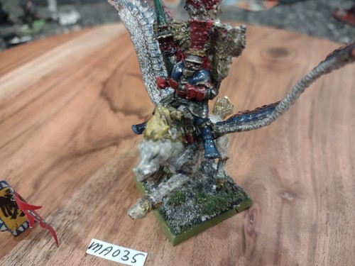 Warhammer Fantasy AOS Città di Sigmar Campione Imperiale su Pegasus METALLO FUORI PRODUZIONE - Foto 16 di 24