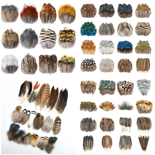 Natural Feathers Pheasant Chicken Rooster Trimmings Craft Costume Decorative UK