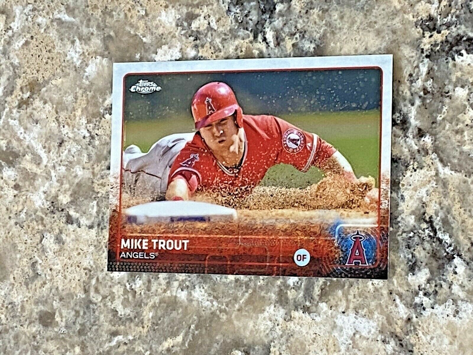 2015 Topps Chrome Mike Trout #51 Los Angeles Angels MLB Baseball Card