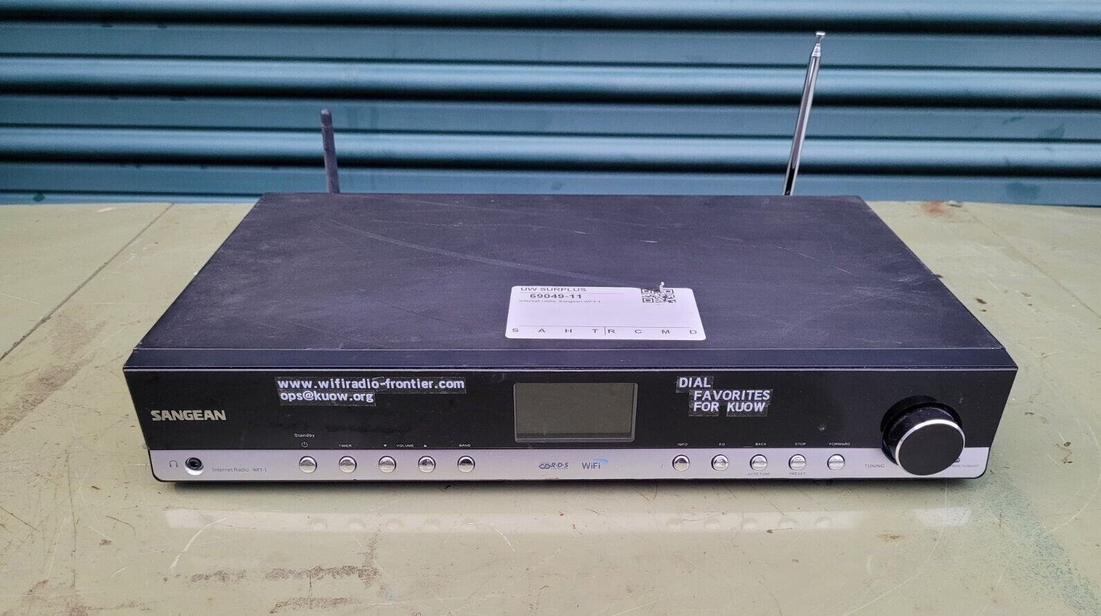 Sangean WTF-1 Wi-Fi Internet Radio Tuner Good Condition Tested Working