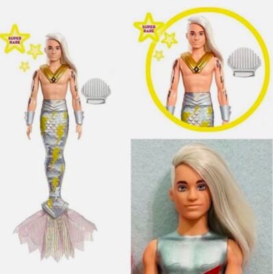 Color Reveal Ken Mermaid VERY RARE Mermaid Merman KEN