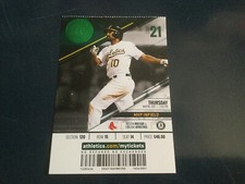A’s Athletics 2017 TICKET STUB 5/18/17 VS RED SOX~Hector Velazquez MLB DEBUT